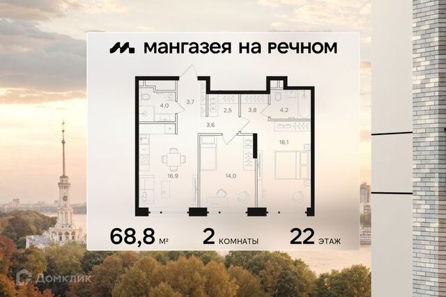 Северный административный округ, Жилой комплекс Мангазея на Речном фото