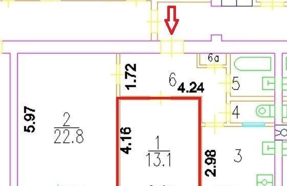 комната г Москва метро Войковская пер 2-й Новоподмосковный 3а муниципальный округ Войковский фото 2