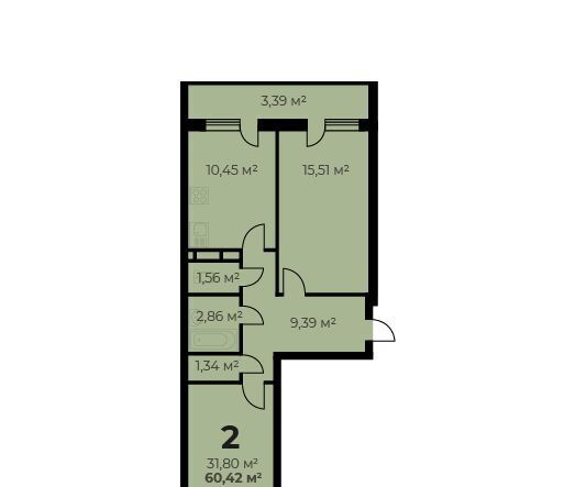 квартира г Пермь р-н Кировский ул Байкальская 7а Кировский район фото 1