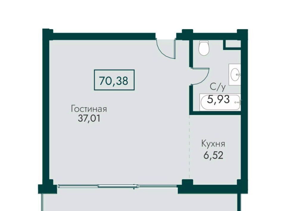 квартира г Ялта пгт Массандра ул Мухина 17а ЖК клубный дом «Массандра Парк» фото 1