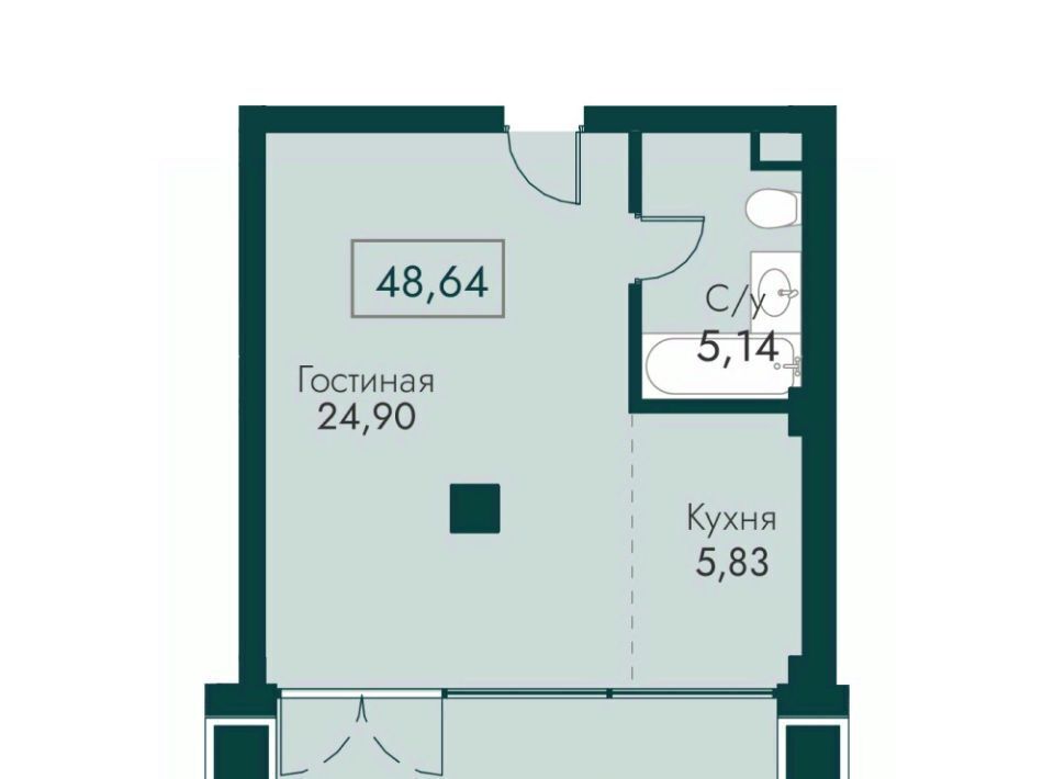 квартира г Ялта пгт Массандра ул Мухина 17а ЖК клубный дом «Массандра Парк» фото 1