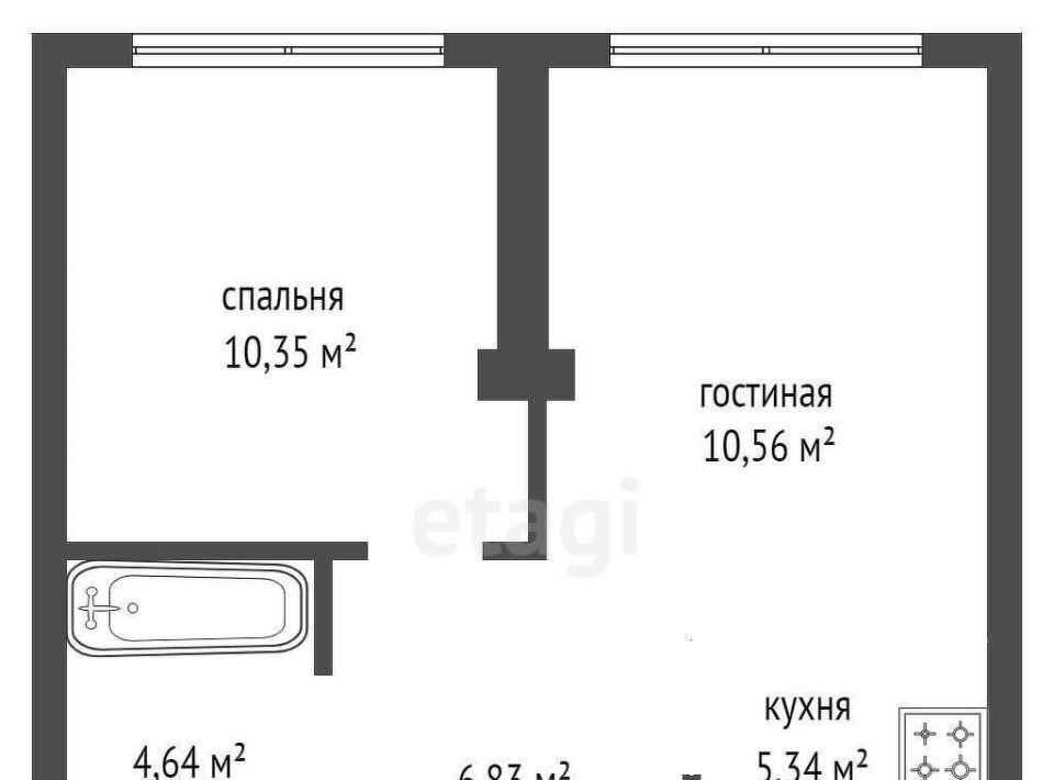 квартира г Уфа р-н Советский жилрайон, Урбаника жилой комплекс, Зеленая Роща, лит 1 фото 10