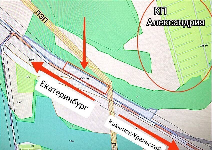 земля р-н Белоярский Р-354, 44-й километр, Двуреченск, Белоярский г. о. фото 2