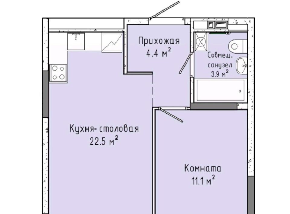 квартира г Ижевск р-н Индустриальный ул Ленина 91/1 фото 1