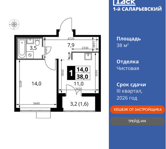 метро Саларьево метро Коммунарка ТиНАО жилой комплекс 1-й Саларьевский, 1, квартал № 70 фото