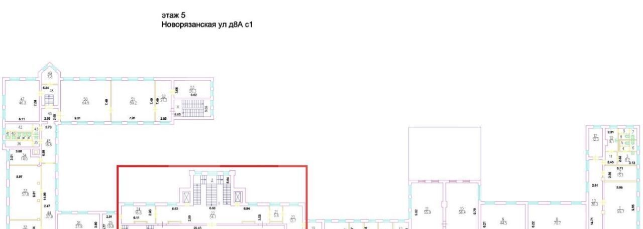 офис г Москва метро Комсомольская ул Новорязанская 8ас/1 фото 32