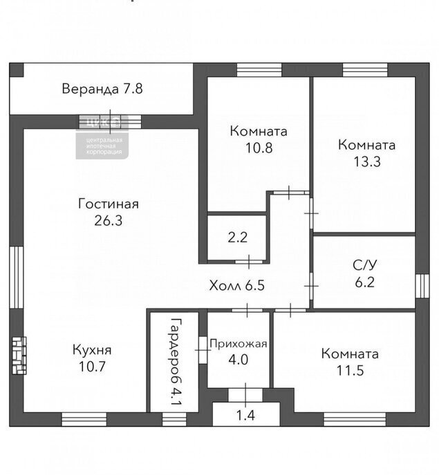 дом р-н Рязанский п Новоселки Дядьковское сельское поселение фото 12