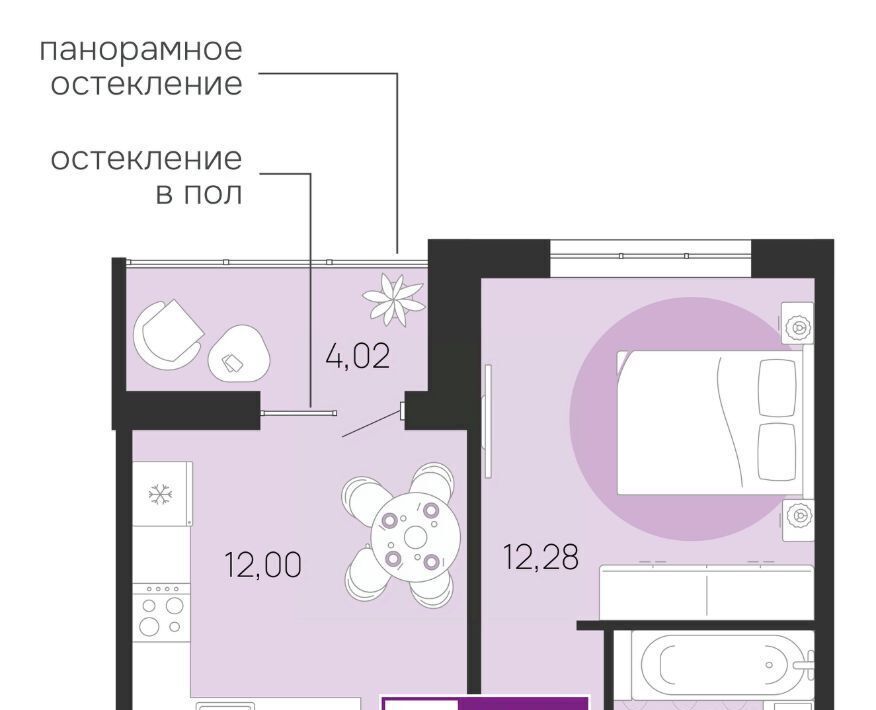 квартира г Брянск р-н Советский посёлок Городище фото 1