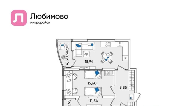 р-н Прикубанский мкр Любимово 8 фото