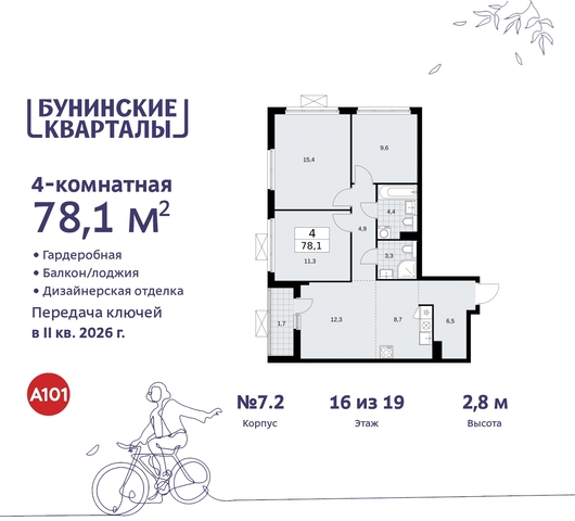 п Сосенское пр-кт Куприна 2 ЖК Бунинские Кварталы Сосенское, Ольховая, Бунинская аллея фото