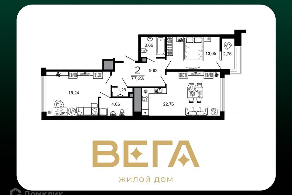 квартира г Рязань р-н Железнодорожный ул Татарская 3 городской округ Рязань фото 2