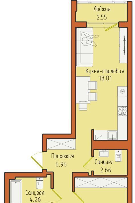 квартира р-н Светлогорский г Светлогорск Отрадное фото 1