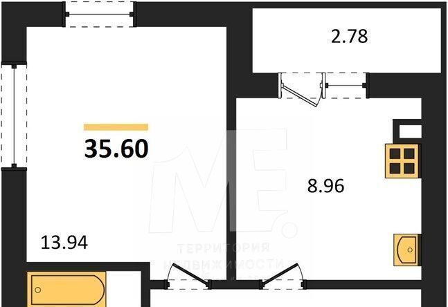 квартира г Калининград р-н Московский ул Крейсерская 13к/1 фото 1