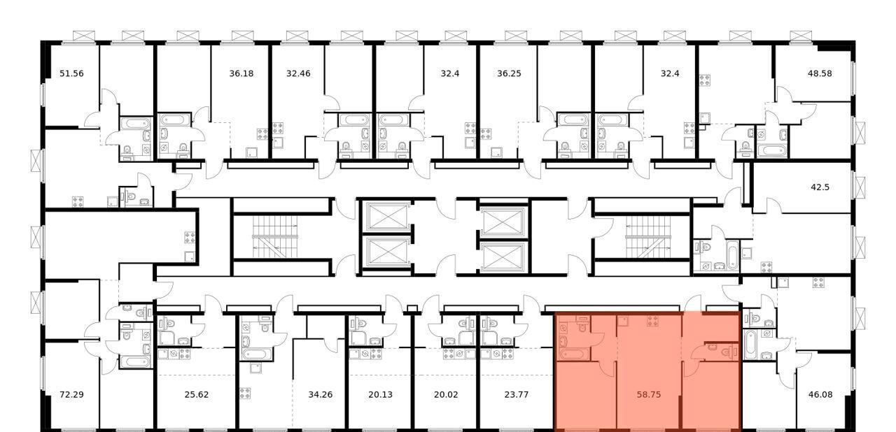 квартира г Москва метро Красный строитель ЖК Ютаново корп. 4 фото 2