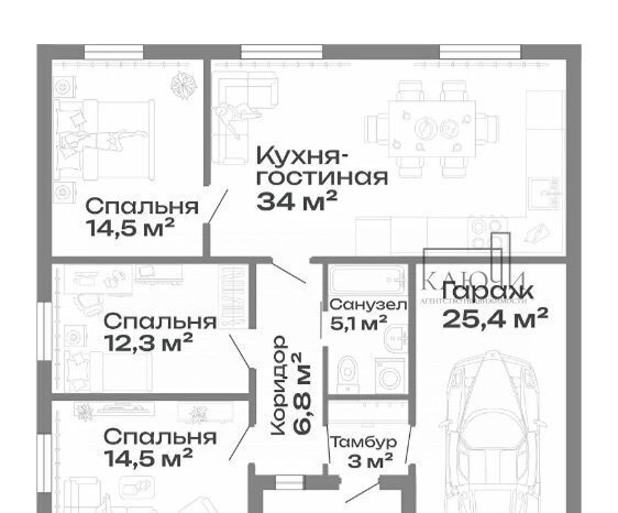 дом г Магнитогорск р-н Орджоникидзевский ул Звездная Звездный кп фото 5