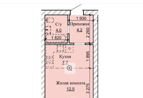квартира г Барнаул рп Южный ул Герцена 17 фото 1