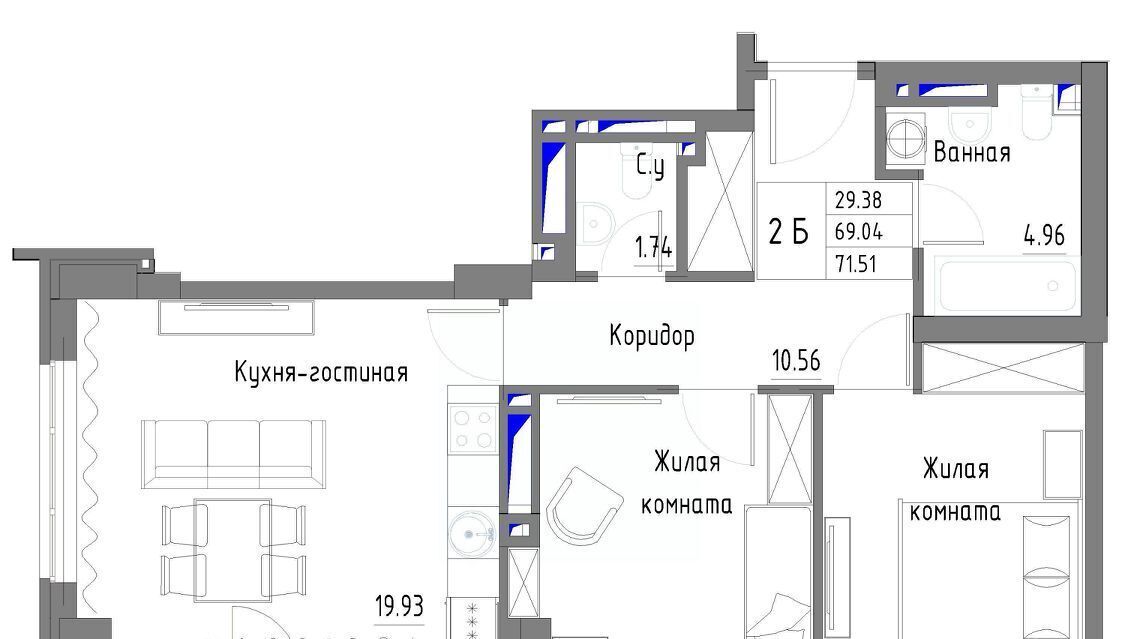 квартира г Ростов-на-Дону р-н Советский пр-кт Стачки 215б фото 1