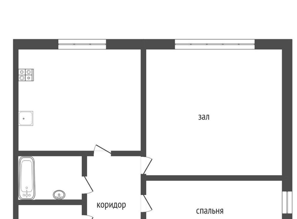 квартира г Прокопьевск р-н Центральный пр-кт Шахтеров 33 фото 2