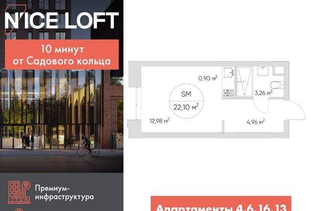 метро Волгоградский проспект ЖК Н'айс Лофт муниципальный округ Нижегородский фото