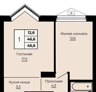 квартира г Екатеринбург Динамо ул Одинарка 6 фото 1
