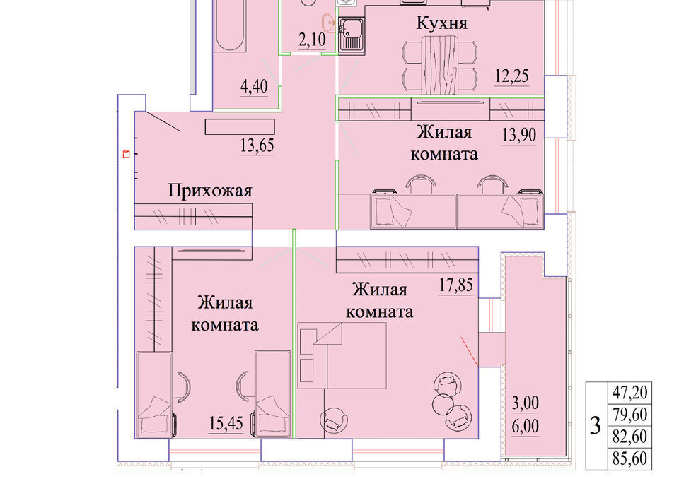 квартира г Иваново р-н Ленинский ул Шубиных 13а фото 1