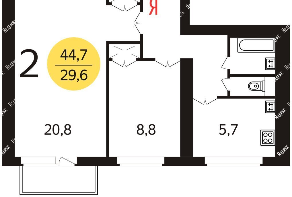 квартира г Москва метро Римская ул Нижегородская 10к/1 фото 18