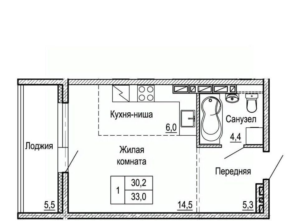 квартира г Владивосток р-н Ленинский ул Ладыгина фото 1