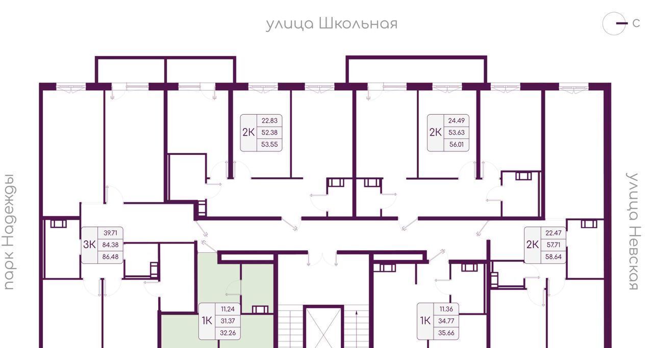 квартира р-н Всеволожский п Дубровка ул Школьная Дубровское городское поселение фото 2