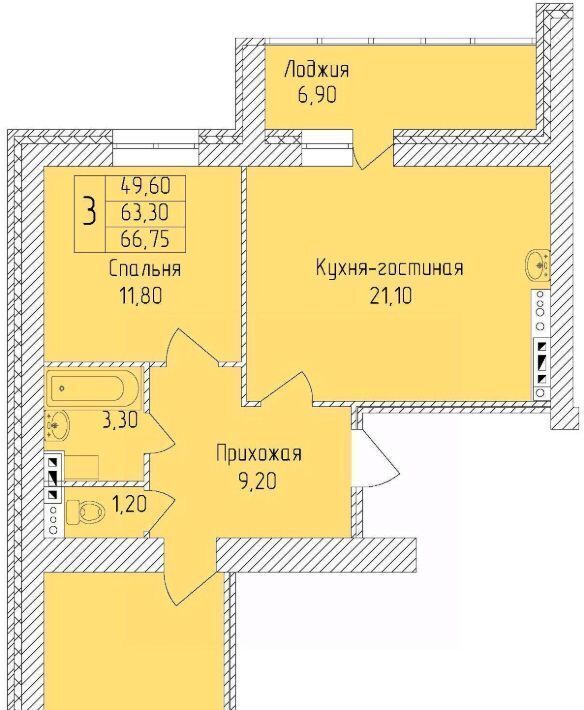 квартира г Старый Оскол Степной микрорайон фото 1