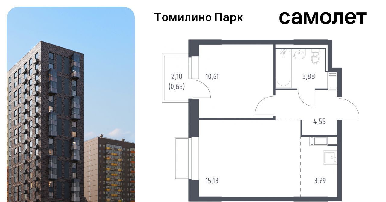 квартира городской округ Люберцы п Мирный ЖК Томилино Парк Томилино фото 1