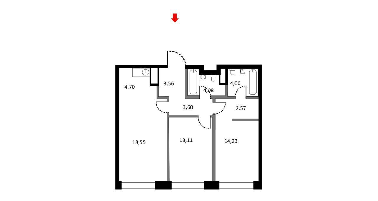 квартира г Москва метро Минская пр-кт Генерала Дорохова 39к/2и фото 6