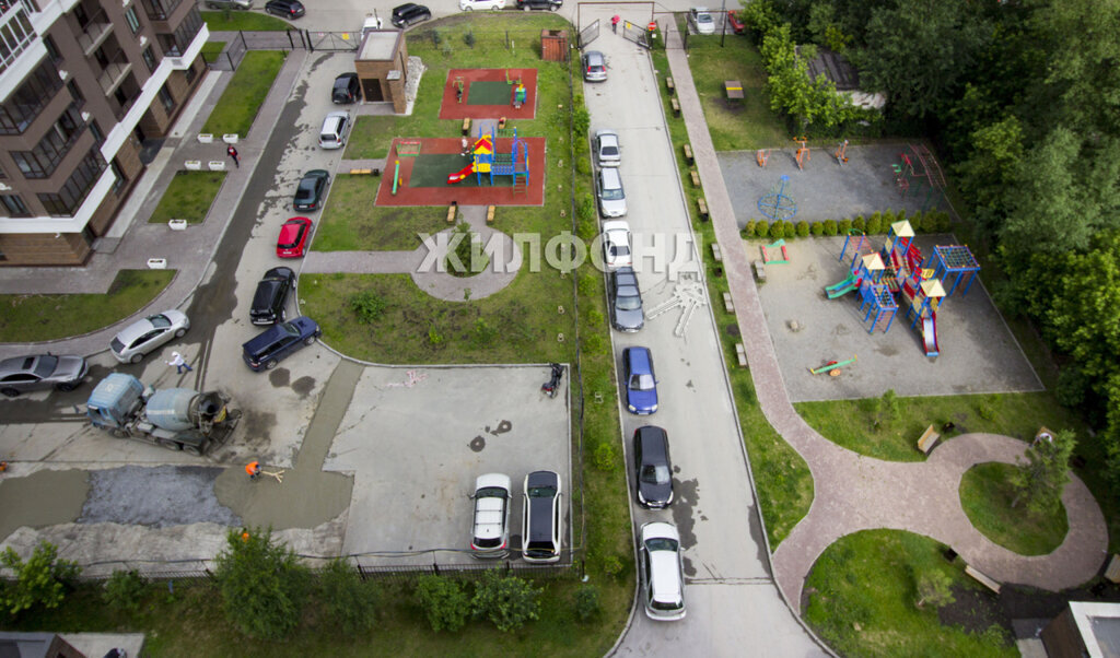 квартира г Новосибирск р-н Кировский Северо-Чемской ул Оловозаводская 6/1 Площадь Маркса, жилмассив фото 27