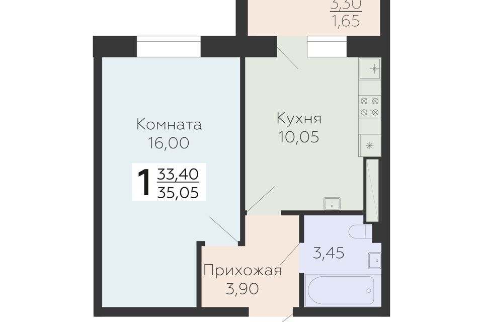 квартира р-н Всеволожский г Всеволожск ул Крымская 1 к 5 стр фото 1