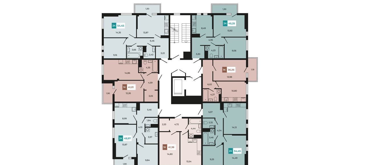 квартира р-н Аксайский п Темерницкий б-р Ростовский з/у 2А, корп. 5, Ростов-на-Дону фото 14