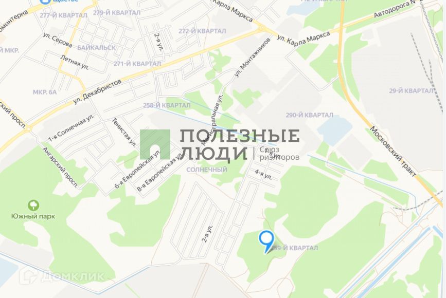 земля г Ангарск 259-й квартал, Ангарский городской округ фото 1