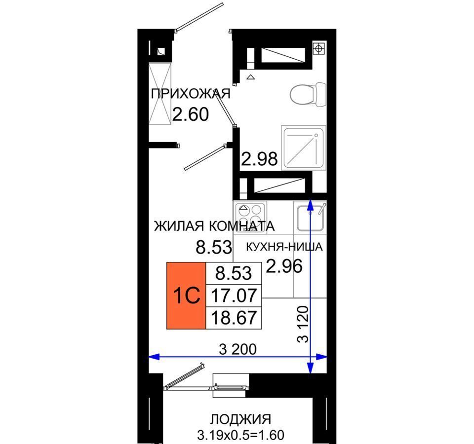 квартира г Ростов-на-Дону р-н Октябрьский пер Элеваторный фото 2