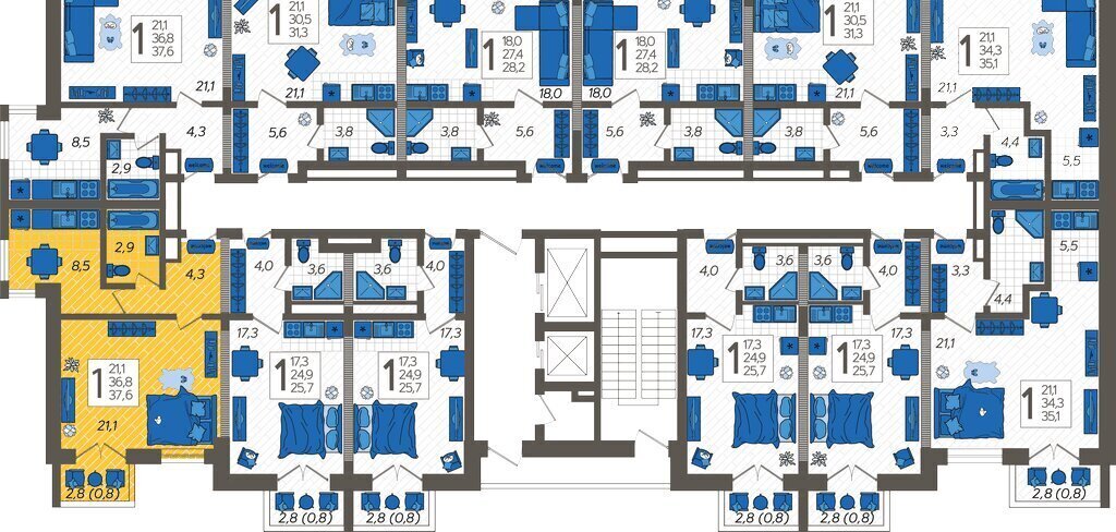 квартира г Сочи ул Искры 88/4 фото 2
