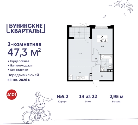 п Сосенское пр-кт Куприна 2 ЖК Бунинские Кварталы Сосенское, Ольховая, Бунинская аллея фото