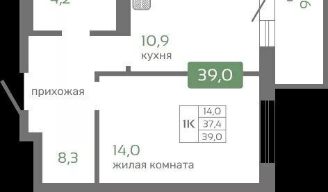 квартира г Красноярск р-н Октябрьский ул Норильская с 2 фото 1