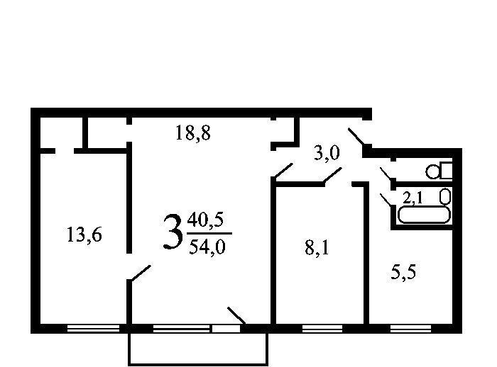 квартира г Москва Зюзино ул Херсонская 34к/1 фото 5