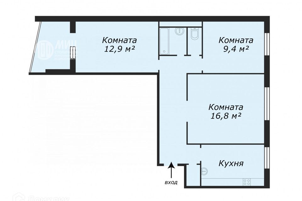 квартира г Москва проезд Дежнёва 9/2 Северо-Восточный административный округ фото 3