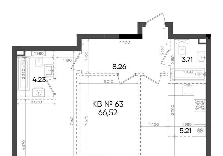 квартира г Казань метро Горки ул Аделя Кутуя 181ж фото 1