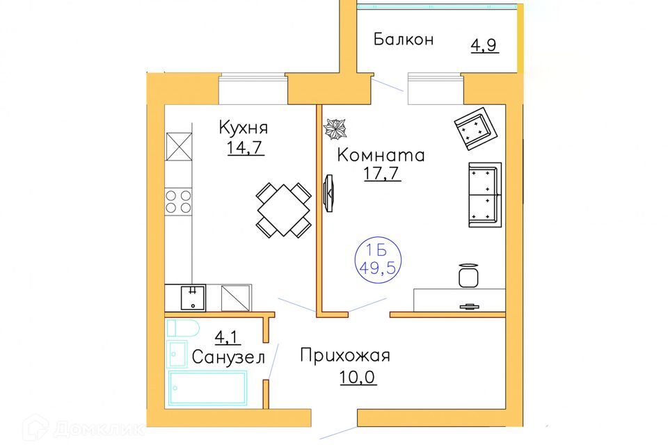 квартира р-н Тюменский п Московский Новая, 17 к 1 / Новая, 17 ст 2 фото 1