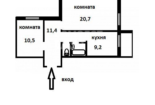 квартира г Новосибирск р-н Дзержинский Берёзовая роща ул Волочаевская 2 фото 25