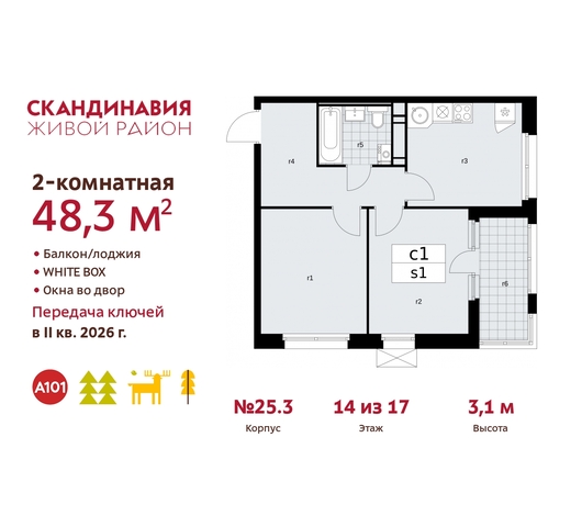 дом 25/3 жилой район «Скандинавия» Сосенское, Бутово фото