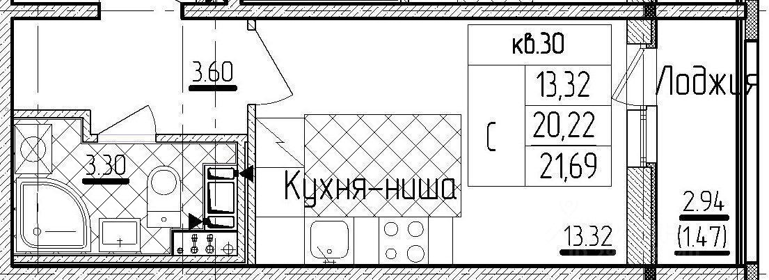 квартира г Санкт-Петербург р-н Московский проезд 2-й Предпортовый 6 ЖК «Полис на Московской» Ленинградская область фото 7