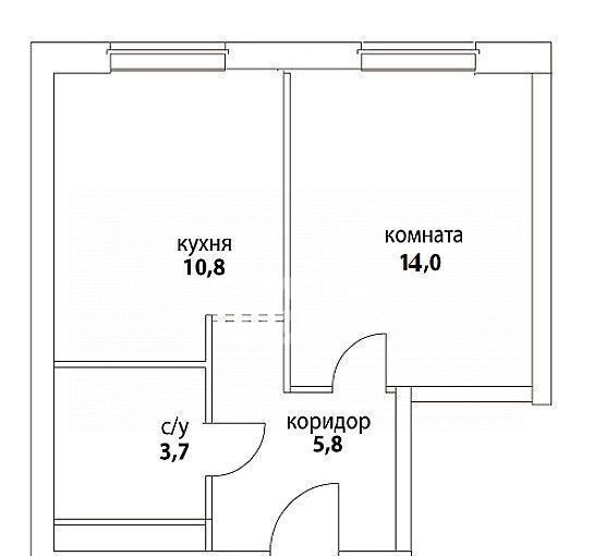 квартира г Москва метро Авиамоторная ул Крузенштерна 12к/3 фото 29