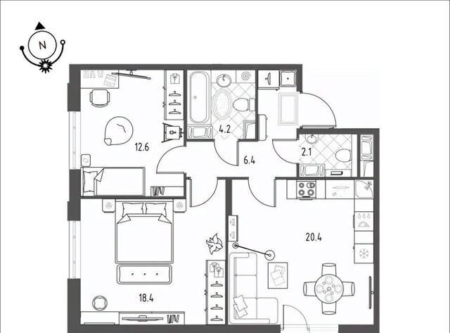 р-н Кировский микрорайон Зелёная Река 12 фото