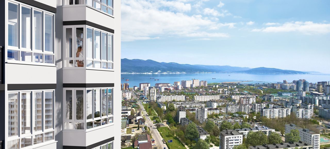 квартира г Новороссийск р-н Центральный ул Куникова 47 ЖК «Облака» фото 23