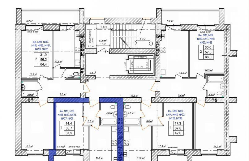 квартира г Кострома р-н Заволжский ул Радиозаводская 16 фото 10